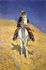 Famous Horse Paintings - Self Portrait on a Horse